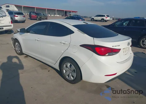 2016 Hyundai Elantra Se из США, поврежденный, VIN 5NPDH4AE2GH783556